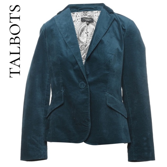 Talbots Jackets & Blazers - Talbots Women's Deep Teal Blazer